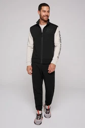 CAMP DAVID Weste Steppweste (1-tlg) schwarz