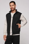 CAMP DAVID Weste Steppweste (1-tlg) schwarz