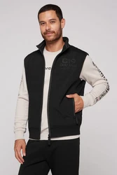CAMP DAVID Weste Steppweste (1-tlg) schwarz