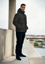 Alessandro Salvarini Winterjacke ASKelvin Grau/Dunkelgrau/Schwarz