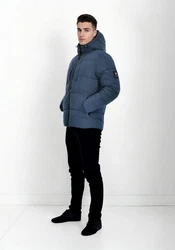 Alessandro Salvarini Winterjacke ASKelvin Blau/Dunkelblau/Hellblau