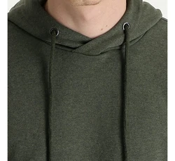 KIGILI Herren Kapuzen-Sweatshirt Regular Fit Dunkelgrün/Khaki/Grün