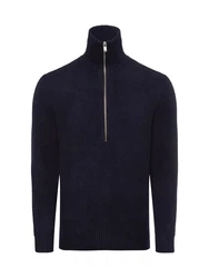Drykorn Strickpullover Troyer MANUELO (10) Dunkelblau