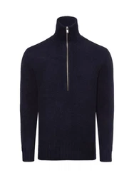 Drykorn Strickpullover Troyer MANUELO (10) Dunkelblau