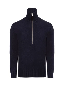 Drykorn Strickpullover Troyer MANUELO (10) Dunkelblau