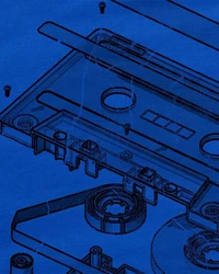 style3 T-Shirt Tape Kassette 3D turntable 