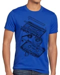 style3 T-Shirt Tape Kassette 3D turntable 