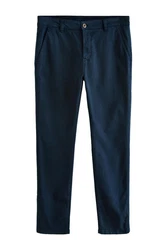 Next Stoffhose Slim Fit Chinohose mit Gürtel 