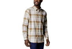 Columbia Outdoorhemd Cornell Woods Flannel Long Sleeve Shirt Braun/Beige/Gold/Weiß