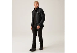 Regatta Fleecejacke Rivake Dunkelgrau/Grau/Dunkelblau/Rot/Schwarz