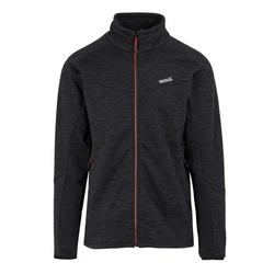 Regatta Fleecejacke Rivake Dunkelgrau/Grau/Dunkelblau/Rot/Schwarz
