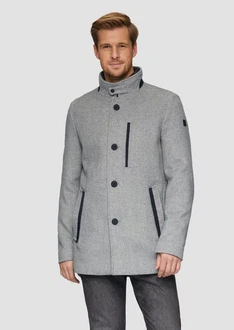 s.Oliver Langmantel Sportiver Kurzmantel mit fixiertem Insert