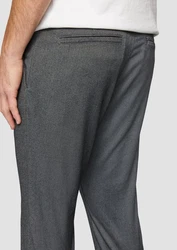 s.Oliver Stoffhose Regular Jog-Chino Grau/Hellgrau/Weiß