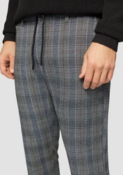 s.Oliver Stoffhose Regular Jog-Chino Grau/Dunkelgrau/Grün/Schwarz