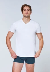 Chiemsee T-Shirt Doppelpack V-Neck (2-tlg) Weiß/Grau/Hellblau