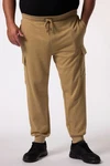 Men Plus Cargohose Cargo-Jogginghose Elastikbund Khaki/Braun/Beige