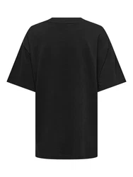 ONLY Kurzarmhemd T-Shirt Riri Regular Fit Schwarz