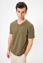 T-Shirt Rundhalsausschnitt Kurzrmelig