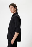 Koton Langarmshirt Hemdkragen Schwarz/Braun/Grau/Rot