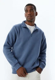 Sweatshirt Halbreiverschluss Softshell