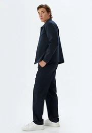 Jackenblazer Regular Hemdkragen