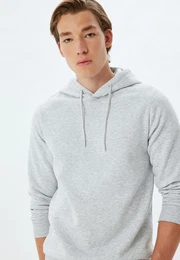 Kapuzensweatshirt Kapuzenkragen Softshell