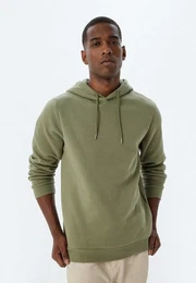 Kapuzensweatshirt Kapuzenkragen Softshell