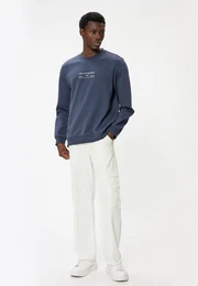 Sweatshirt Rundhalsausschnitt Regular