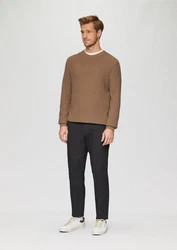 s.Oliver Stoffhose Regular Chino mit Webstruktur Khaki/Beige/Braun
