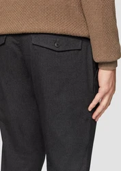 s.Oliver Stoffhose Regular Chino mit Webstruktur Khaki/Beige/Braun