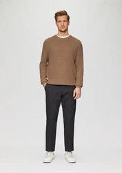 s.Oliver Stoffhose Regular Chino mit Webstruktur Khaki/Beige/Braun