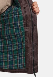 Indicode Winterjacke INFilmen Dunkelgrün/Braun/Dunkelrot/Rot/Dunkelbraun
