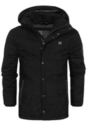 Indicode Winterjacke INOlime Schwarz/Dunkelgrau