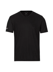Trigema V-Shirt TRIGEMA V-Shirt COOLMAX schwarz