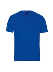 Trigema V-Shirt TRIGEMA V-Shirt COOLMAX blau (royal)