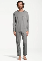 Pyjama Soft Knits (Set, 2 tlg) Schlafanzug - Baumwolle - Atmungsaktiv - Hose mit Taschen