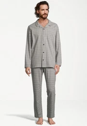 Pyjama Soft Flannel (Set, 2 tlg) Pyjama - Baumwolle - Atmungsaktiv - Wrmende Flanell Qualitt