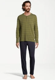 Pyjama Soft Knits (Set, 2 tlg) Schlafanzug - Baumwolle - Atmungsaktiv - Hose mit Taschen