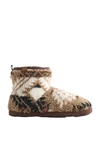 Next Segelschuhe Hausstiefel Braun/Lila/Beige/Türkis