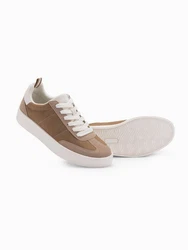 OMBRE Herren-Sneaker mit klobiger Sohle Braun/Beige