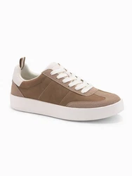 OMBRE Herren-Sneaker mit klobiger Sohle Braun/Beige