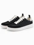 OMBRE Herren-Sneaker mit klobiger Sohle Schwarz/Weiß