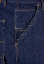 URBAN CLASSICS Herren Double Knee Jeans Blau/Dunkelblau