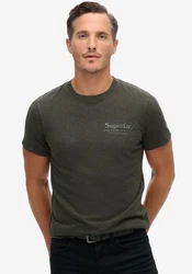 Superdry Rundhalsshirt TONAL VENUE LOGO T SHIRT deep marine grn