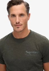 Superdry Rundhalsshirt TONAL VENUE LOGO T SHIRT deep marine grn