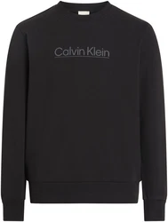Calvin Klein Sweatshirt Raised Line Logo  Schwarz/Blau/Braun