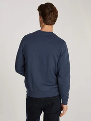 Calvin Klein Sweatshirt Raised Line Logo  Dunkelblau/Blau/Hellblau