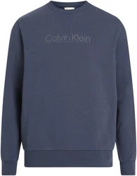 Calvin Klein Sweatshirt Raised Line Logo  Dunkelblau/Blau/Hellblau