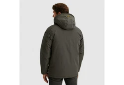 PME LEGEND Outdoorjacke Semi long jacket STEARPACKER Dunkelgrün/Khaki/Grün/Braun