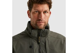 PME LEGEND Outdoorjacke Semi long jacket STEARPACKER Dunkelgrün/Khaki/Grün/Braun